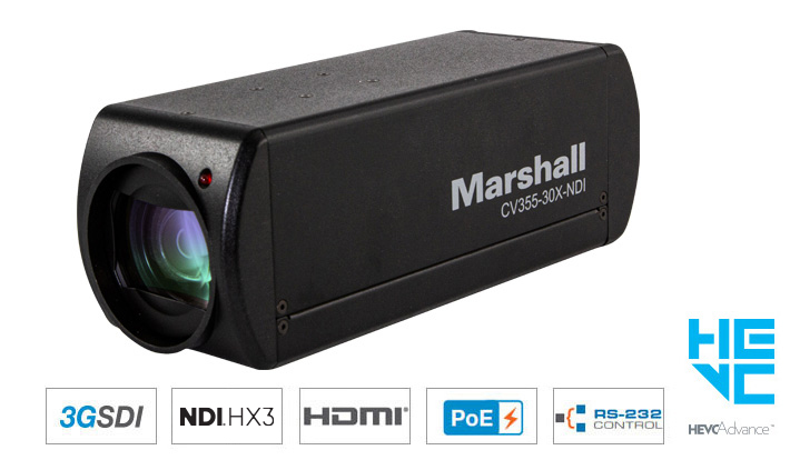 Marshall CV355-30X-NDI - 30X Zoom NDI Camera