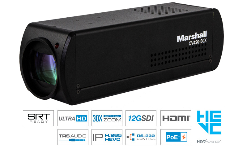 Marshall CV420-30X - 30X Zoom IP Camera