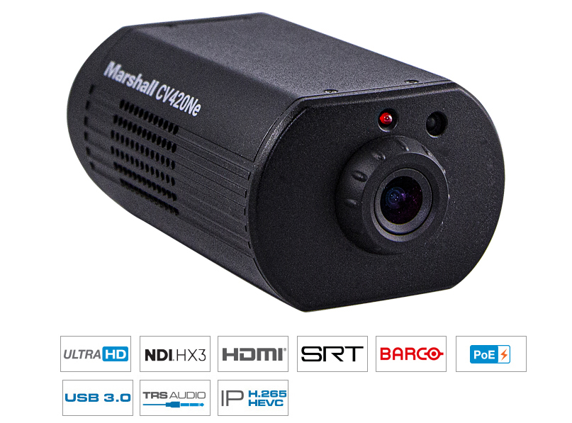 CV420Ne Compact 4K60 Stream Camera with NDI|HX3, HDMI and USB