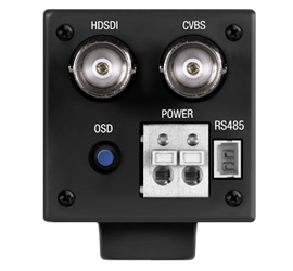 CV500-MB-2 - full hd Broadcast Miniature Camera rear view