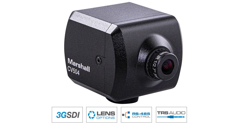 Marshall CV504 Micro POV Camera (3GSDI)