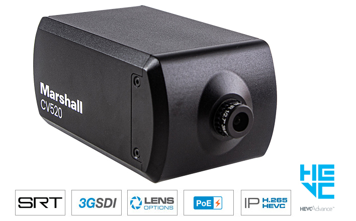 Marshall CV520 Compact Full HD IP & 3G-SDI Camera