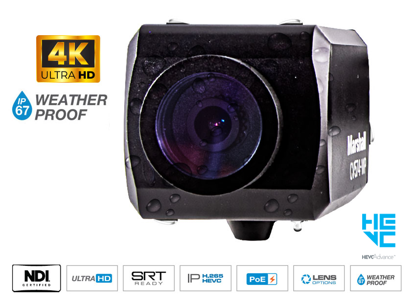CV574-WP All-Weather UHD Camera NDI HX3