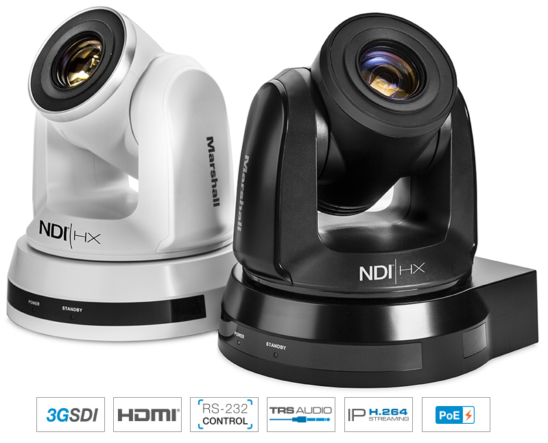 CV620-NDI - HD PTZ Cameras with IP, 3G/HD-SDI, HDMI