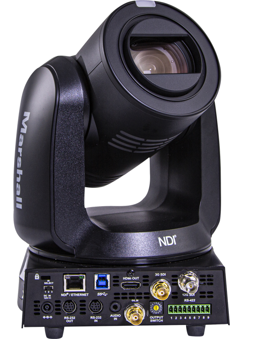 IP cameras provide full-HD resolution and can be integrated seamlessly into any IP-based workflow