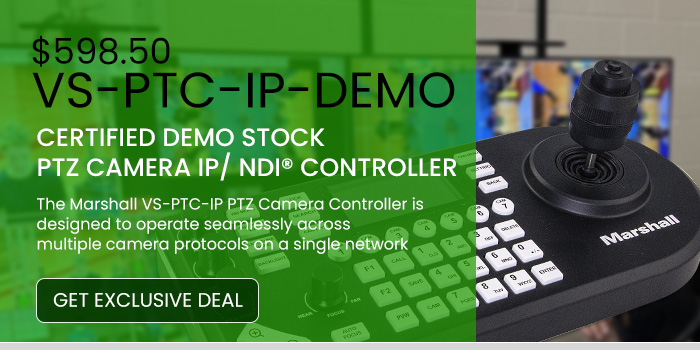 Certified B Stock PTZ Camera Controller IP/232/422 