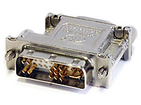 DVI analog Male-to-VGA-HD15 single link adapter