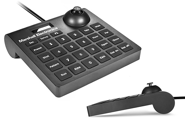Compact PTZ Keyboard-Joystick for marshall broadcast cameras