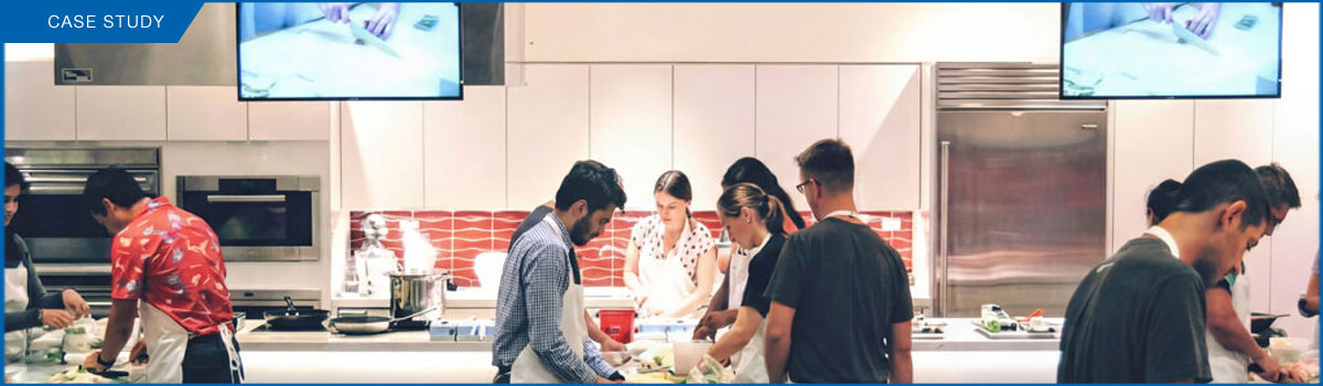 Ford Audio-Video designs and integrates a modern remote learning classroom using Marshall cameras for hybrid learning at the UTHealth Houston School of Public Health.