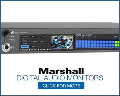 Digital Audio Monitors for broadcast