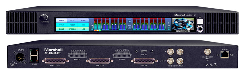 AR-DM61-BT-64DT - Multichannel Digital Audio Monitor
