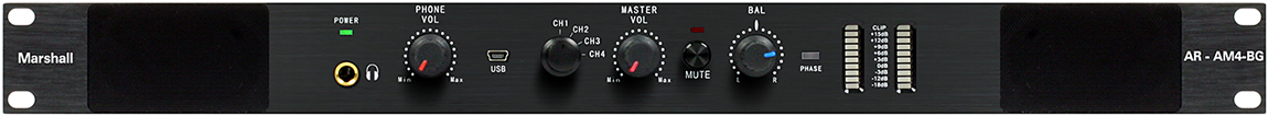 High Quality 1RU Rack Mounted Analog Audio Monitor Line with Digital Signal Processing