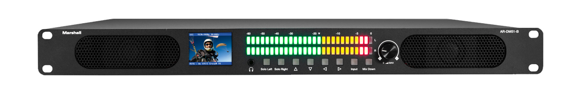 Rackmount Dante Digital Audio Monitors with Dolby Digital
