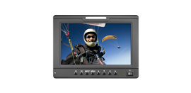 V-LCD70-AFHD - 7 inch High Resolution 1024 x 600 Lightweight Camera-Top Monitor with Multiple Inputs