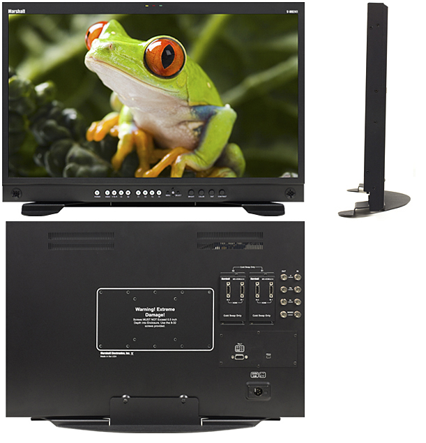 20" 7RU High Resolution LCD Rack Monitor with Modular Inputs
